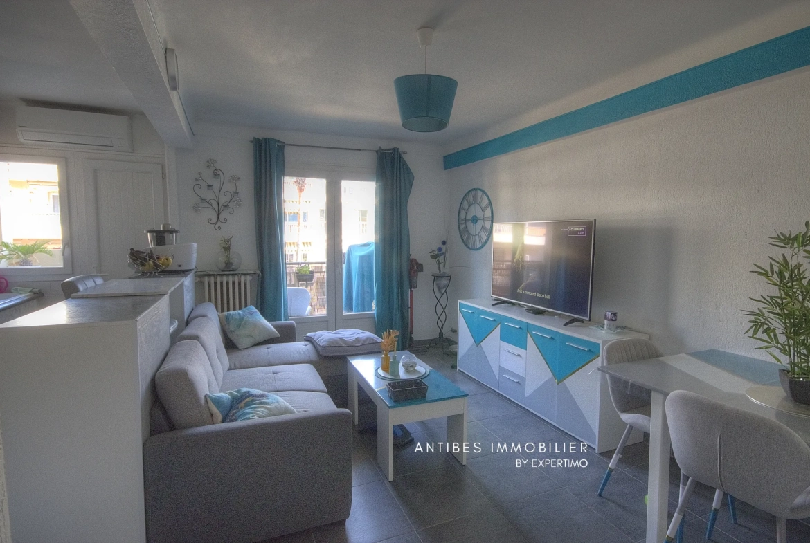 Appartement 3 pièces avec cave et parking à Cagnes-sur-Mer, proche plage et commodités 