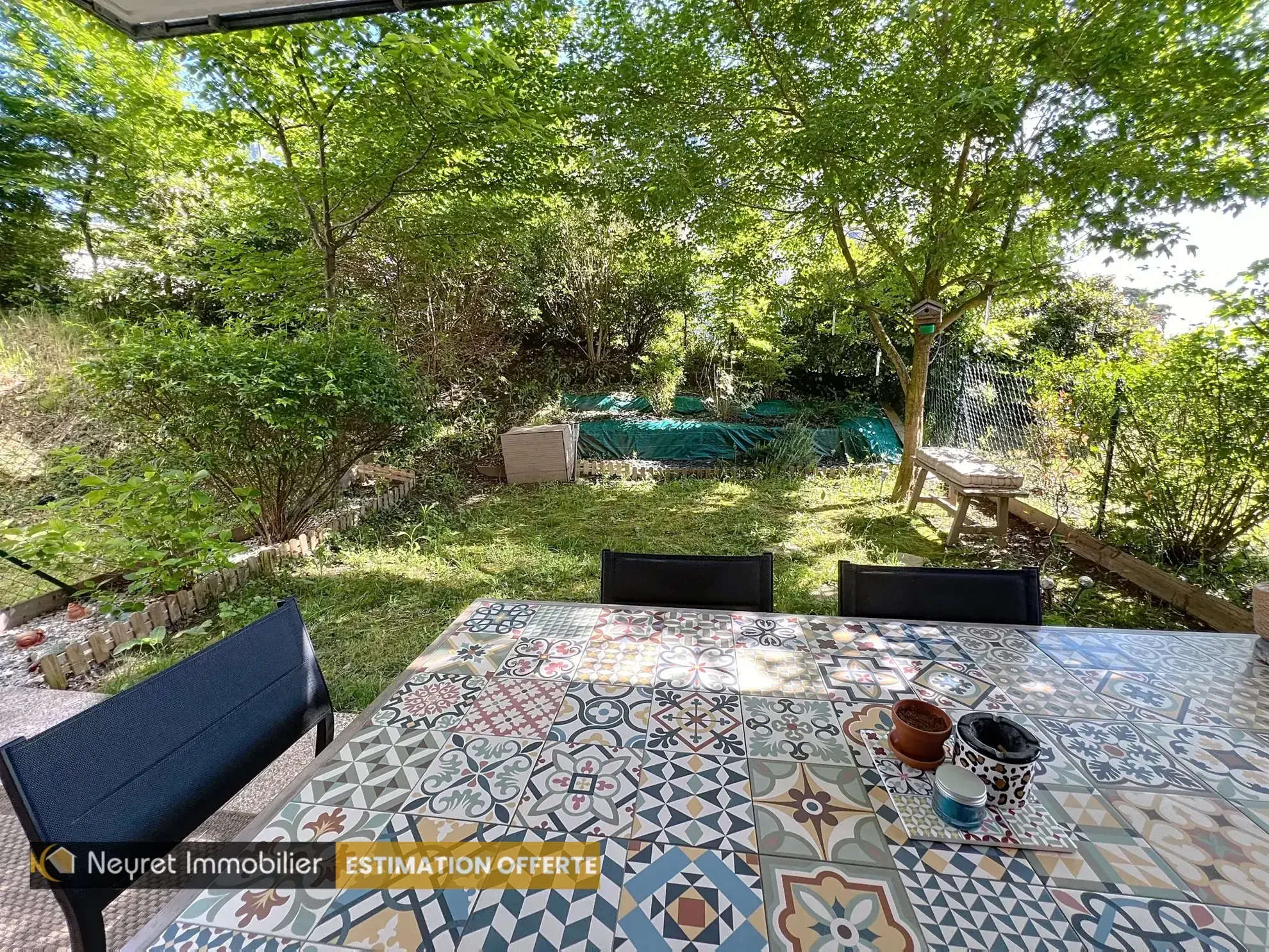 Appartement T2 avec jardin privatif à Vernaison centre - 40 m² 