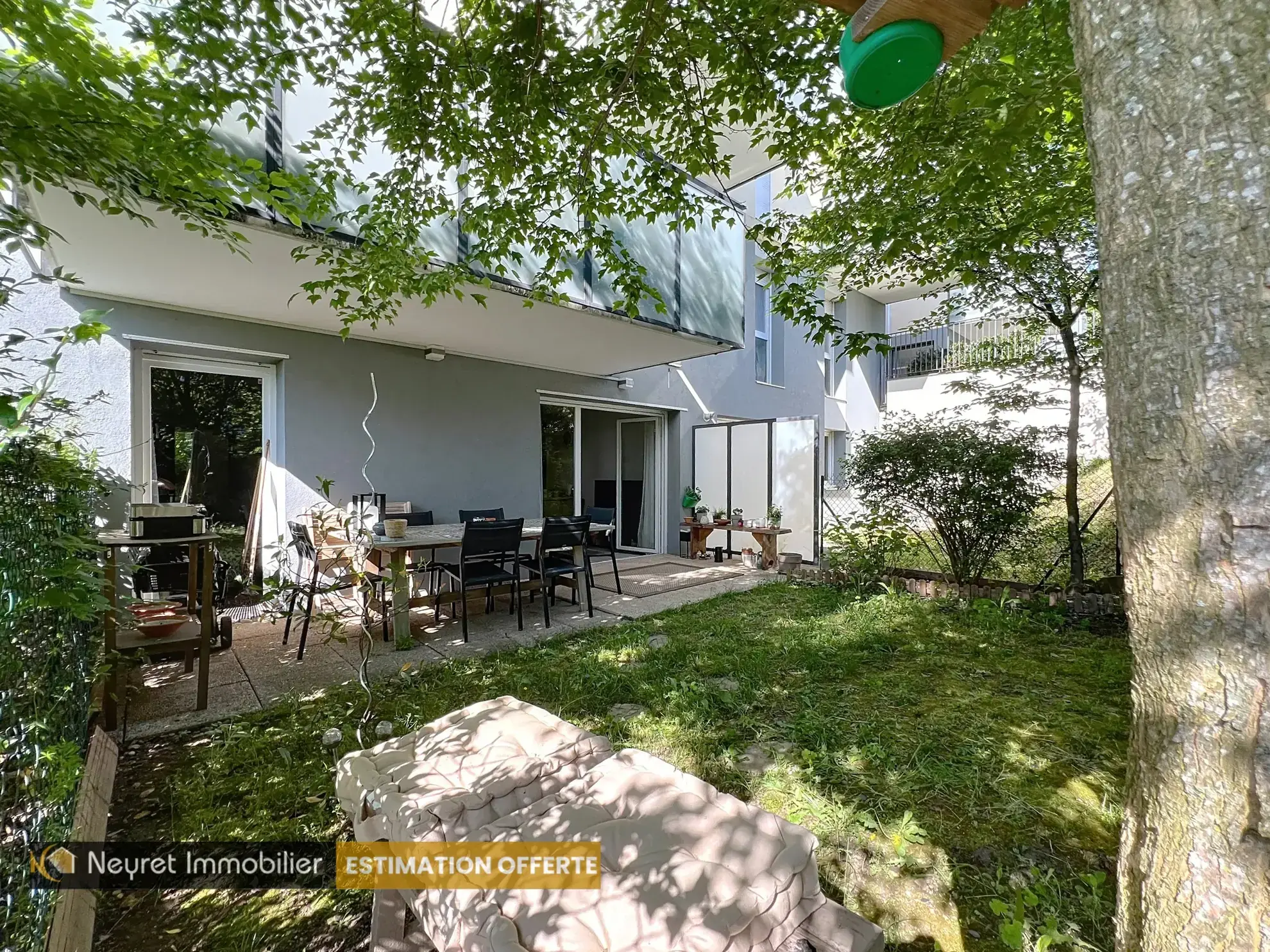 Appartement T2 avec jardin privatif à Vernaison centre - 40 m² 