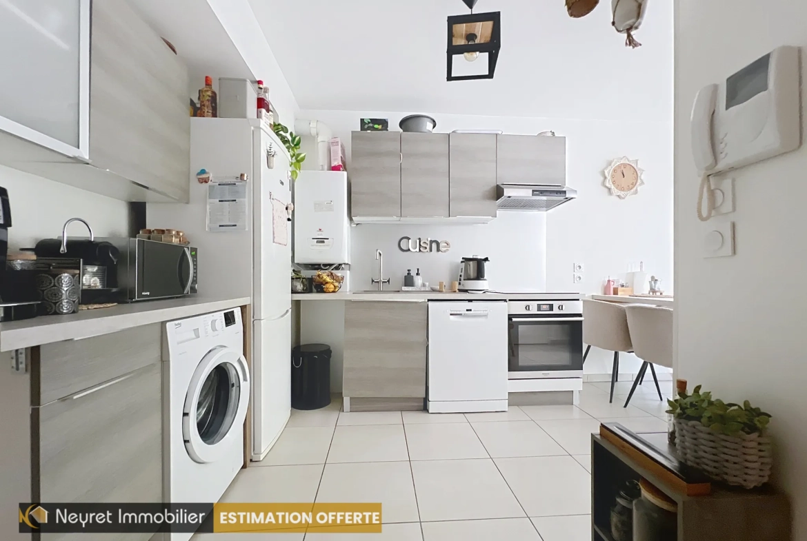 Appartement T2 avec jardin privatif à Vernaison centre - 40 m² 