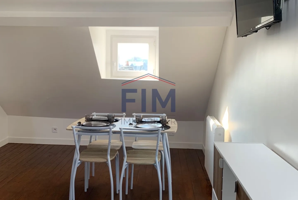 Studio rénové en plein centre de Dieppe à vendre 