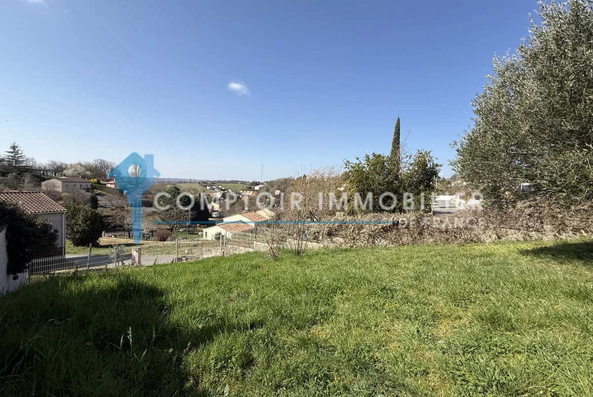 Terrain à bâtir de 312 m² au cœur du village de Montastruc La Conseillère 