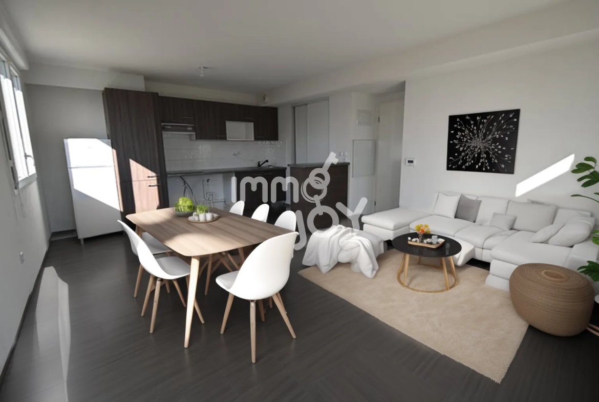 Appartement T3 de 61 m² avec terrasse et garage à Cugnaux 