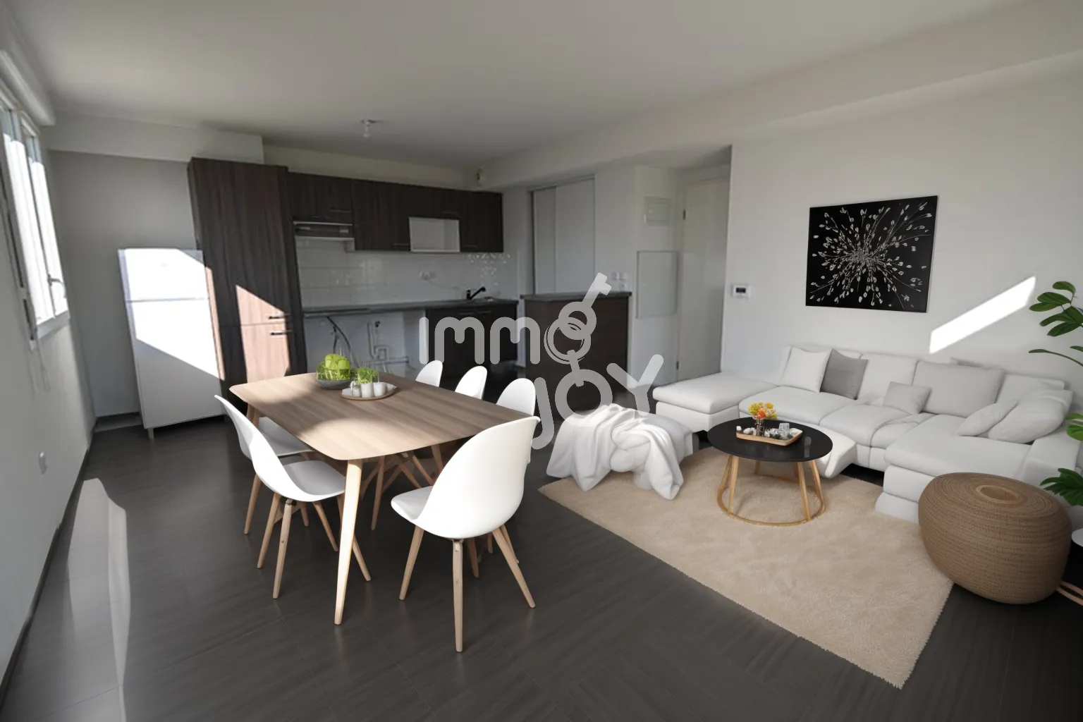 Appartement T3 de 61 m² avec terrasse et garage à Cugnaux 