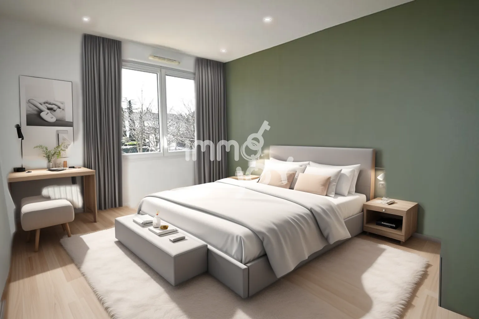 Appartement T3 de 61 m² avec terrasse et garage à Cugnaux 