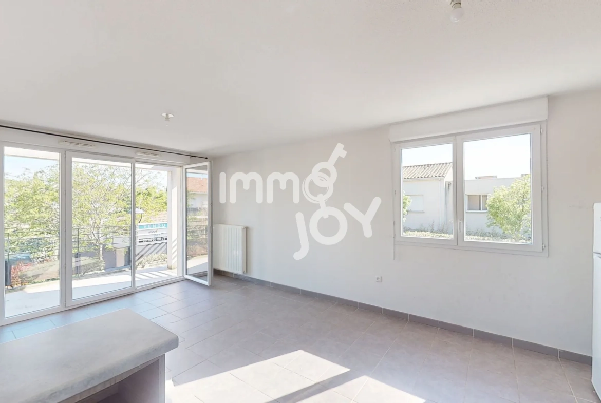 Appartement T3 de 61 m² avec terrasse et garage à Cugnaux 