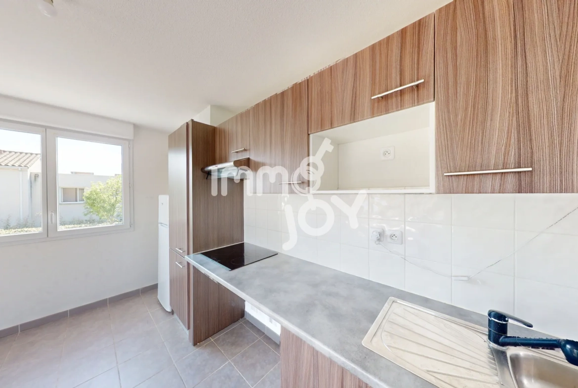 Appartement T3 de 61 m² avec terrasse et garage à Cugnaux 