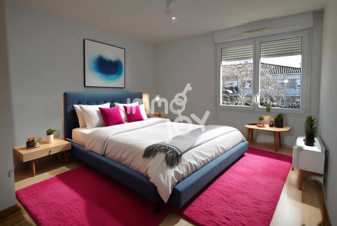 Appartement T3 de 61 m² avec terrasse et garage à Cugnaux 