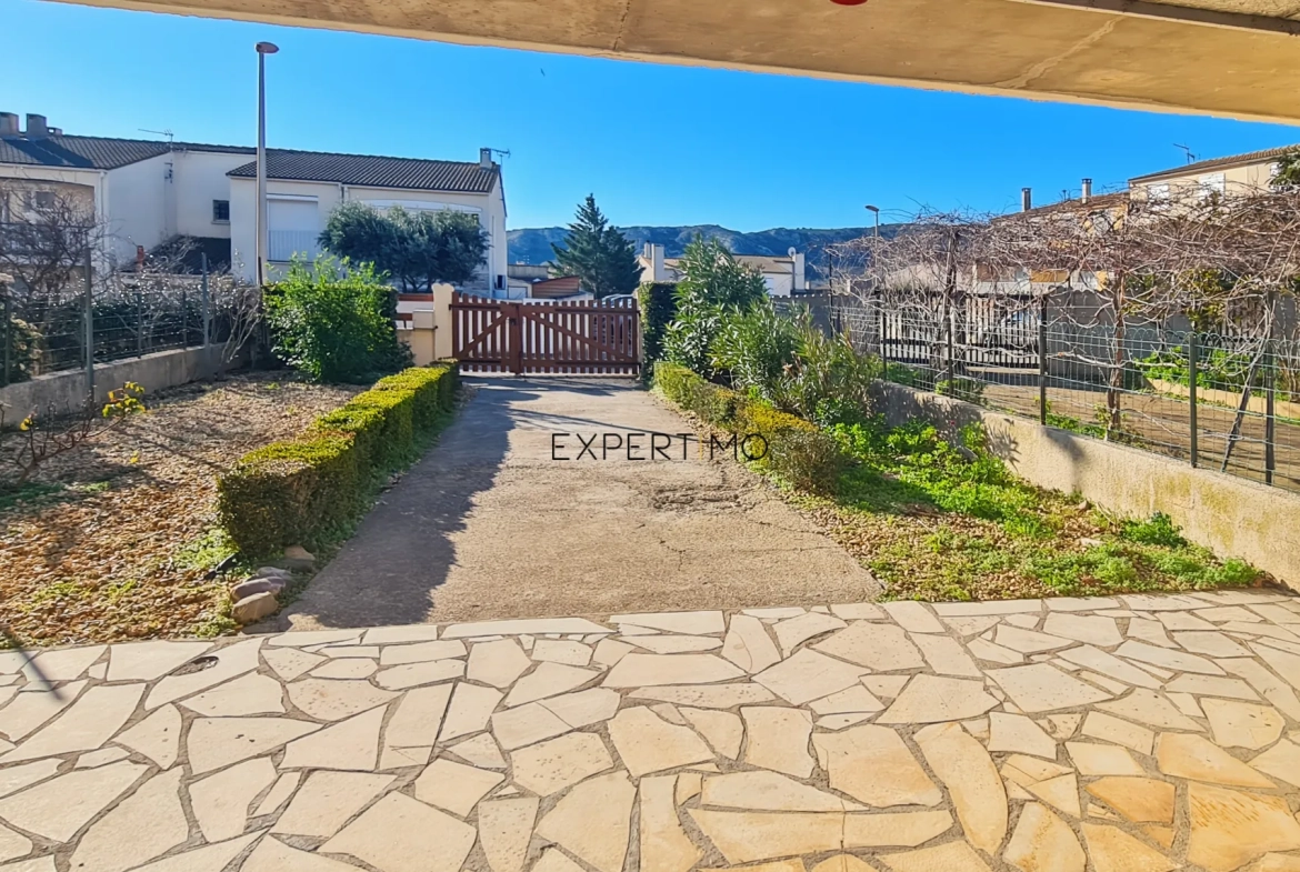 Charmante maison à Narbonne avec garage, terrasse et jardin proche commodités 