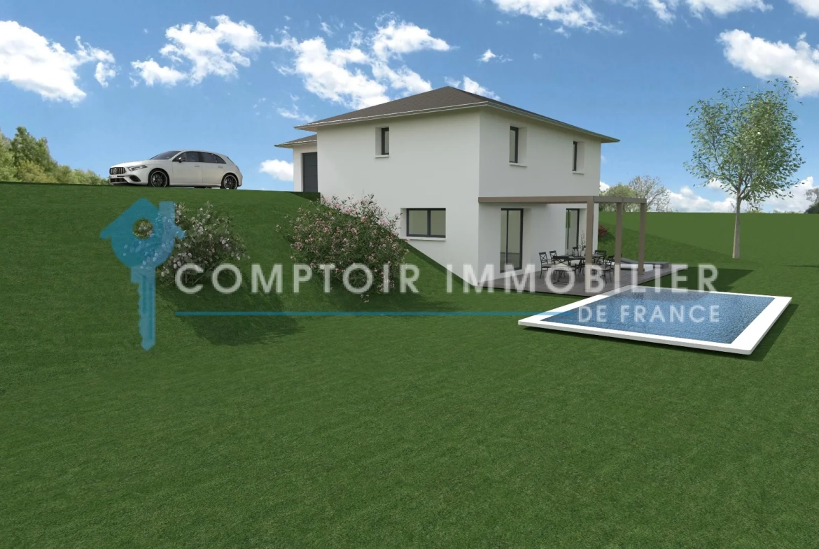 Terrain constructible de 575 m² à Haute-Jarrie avec vue exceptionnelle 