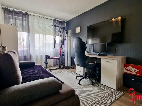 Appartement 3 chambres rénové avec balcon et parking à Saint-Louis 68300 