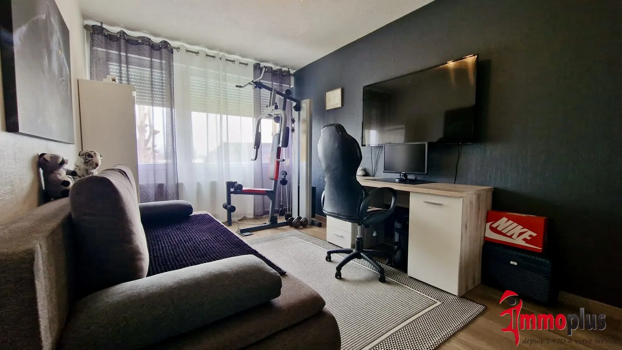 Appartement 3 chambres rénové avec balcon et parking à Saint-Louis 68300 