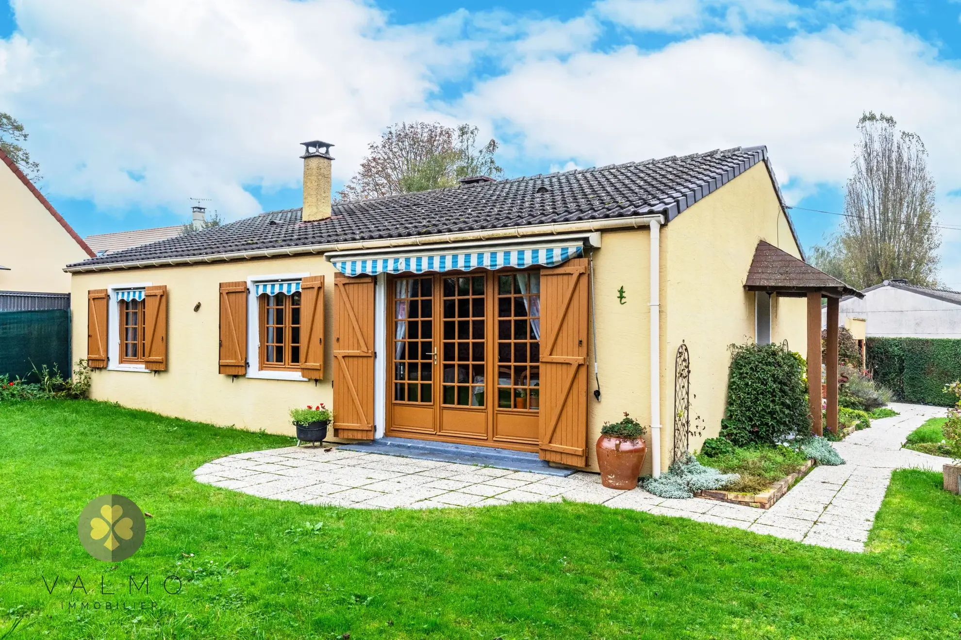 Maison de plain-pied à Orgerus (78) - 3 chambres, jardin clos et proche gare 