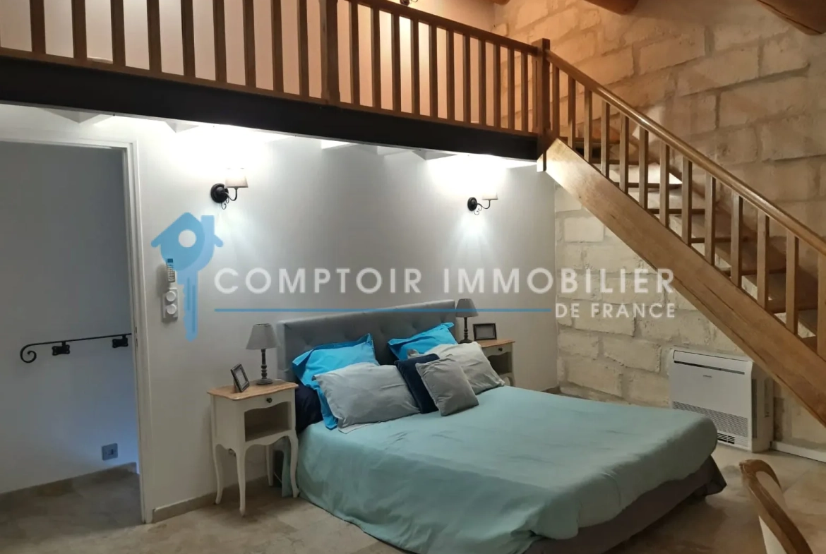 Appartement de luxe à Boulbon (13150) - Vue dégagée et terrasse 
