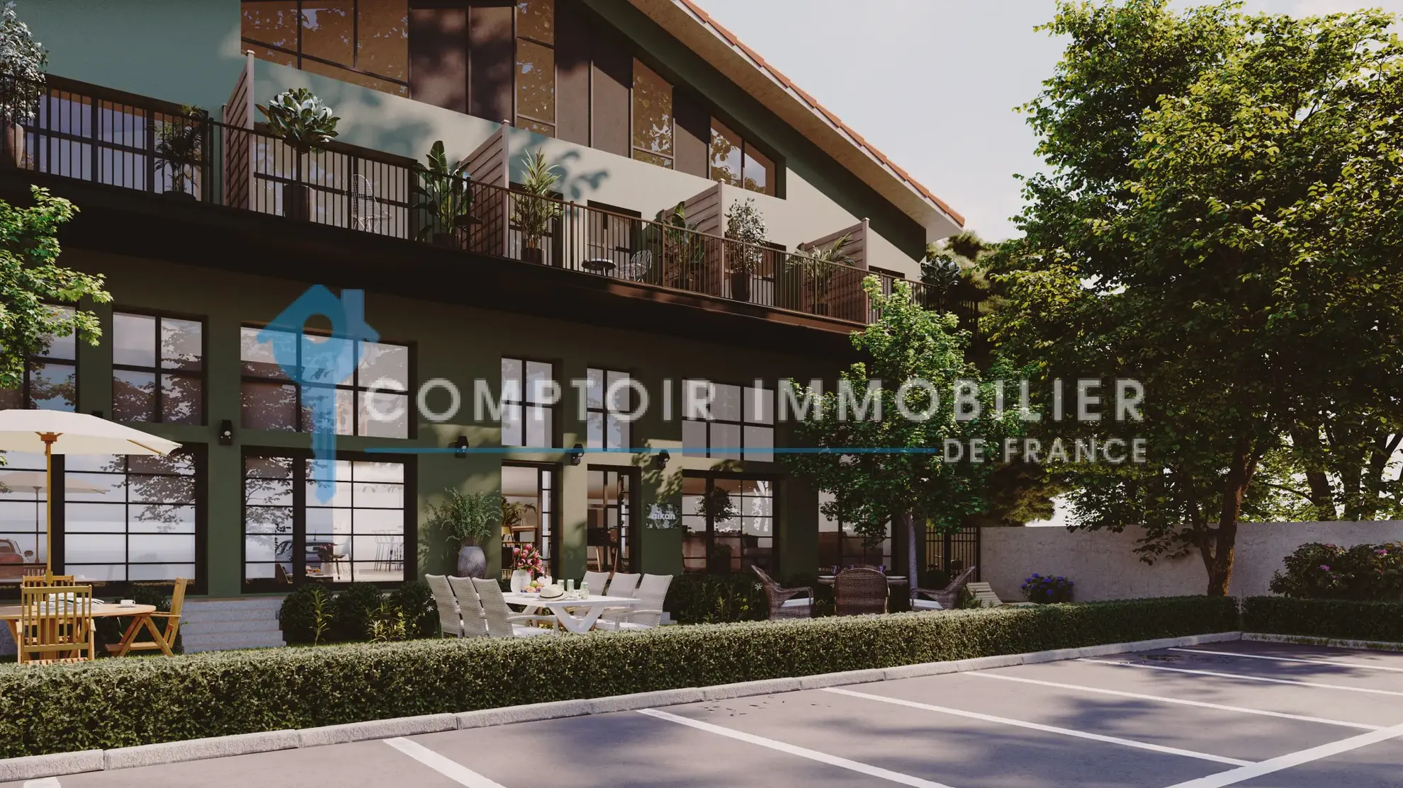 Appartement T2 rénové de 41 m² avec terrasse à Montpellier Port Marianne 