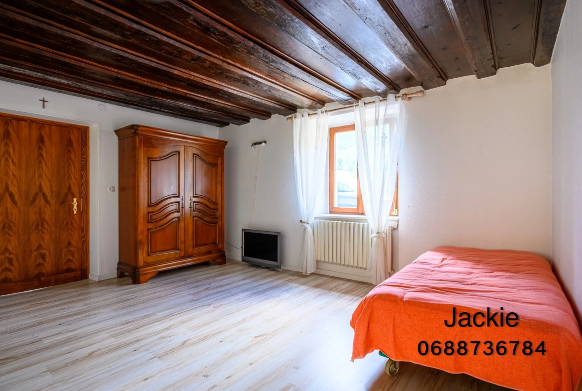 Grande maison de montagne à vendre dans les Vosges avec terrain arboré 
