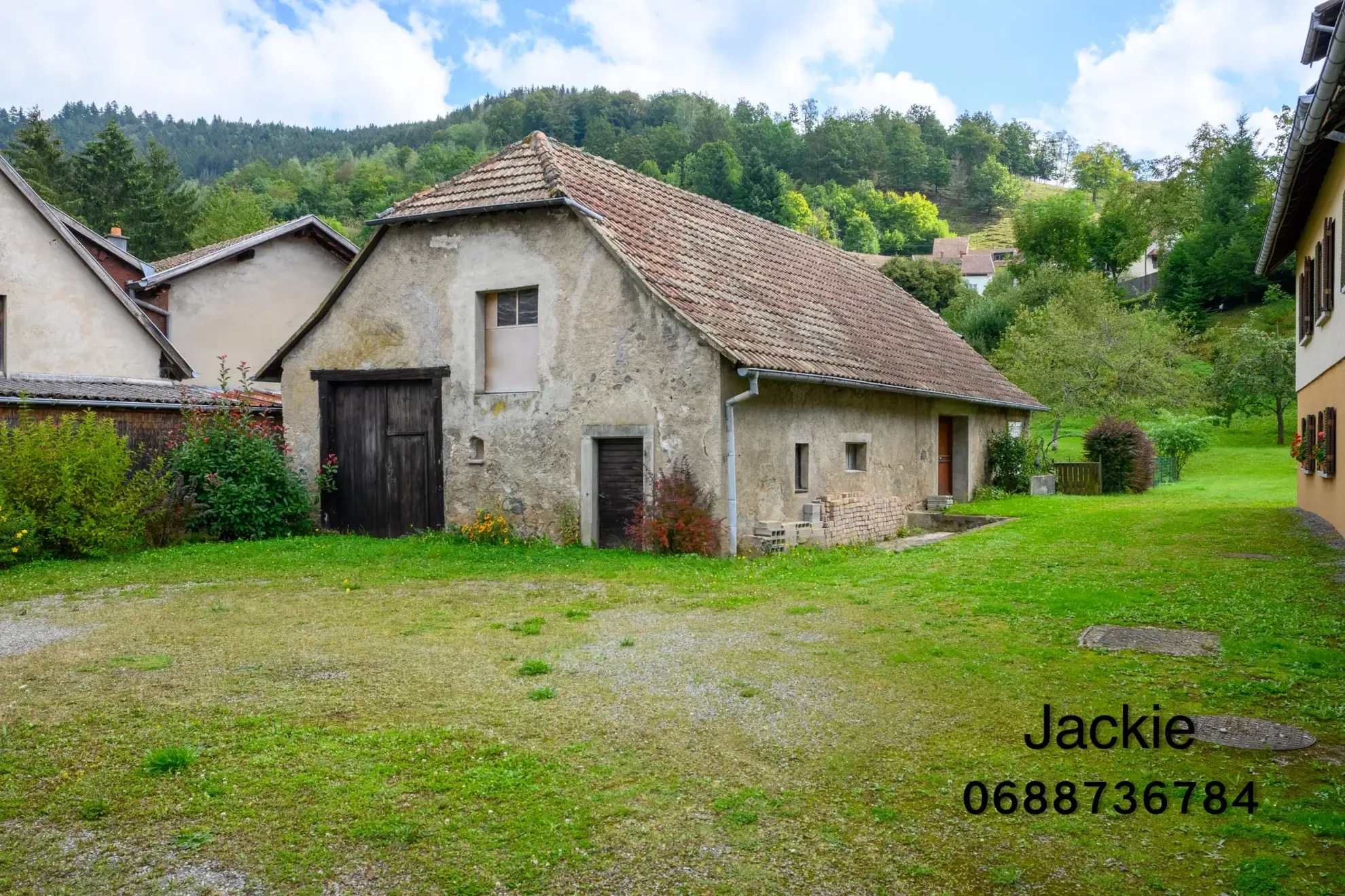 Grande maison de montagne à vendre dans les Vosges avec terrain arboré 