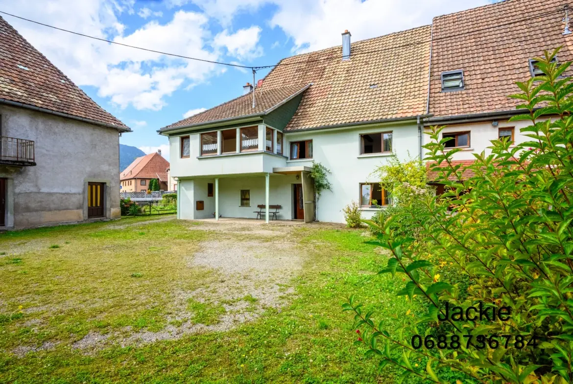Grande maison de montagne à vendre dans les Vosges avec terrain arboré 