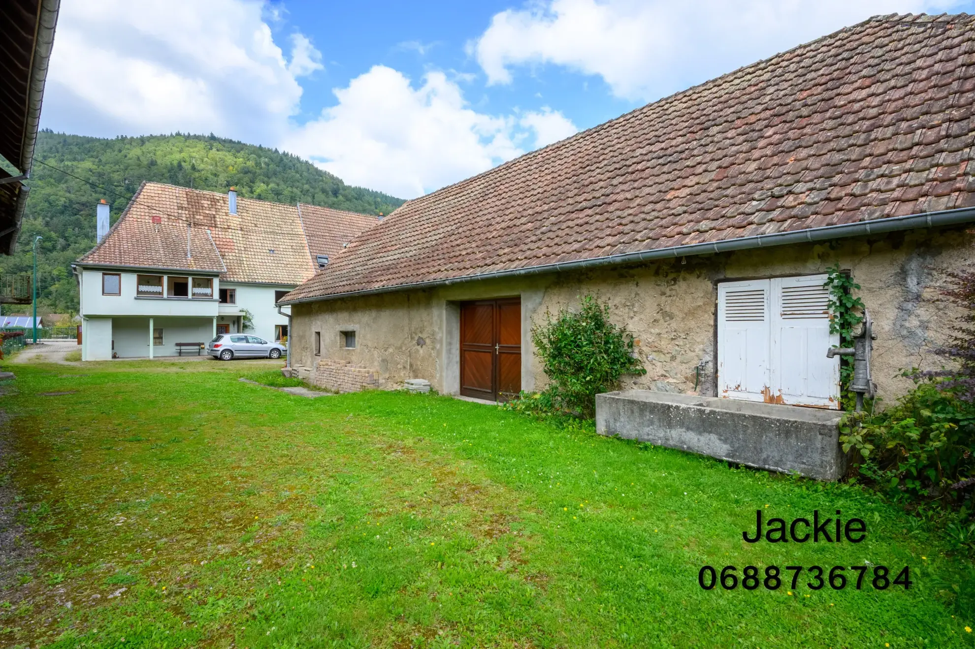 Grande maison de montagne à vendre dans les Vosges avec terrain arboré 