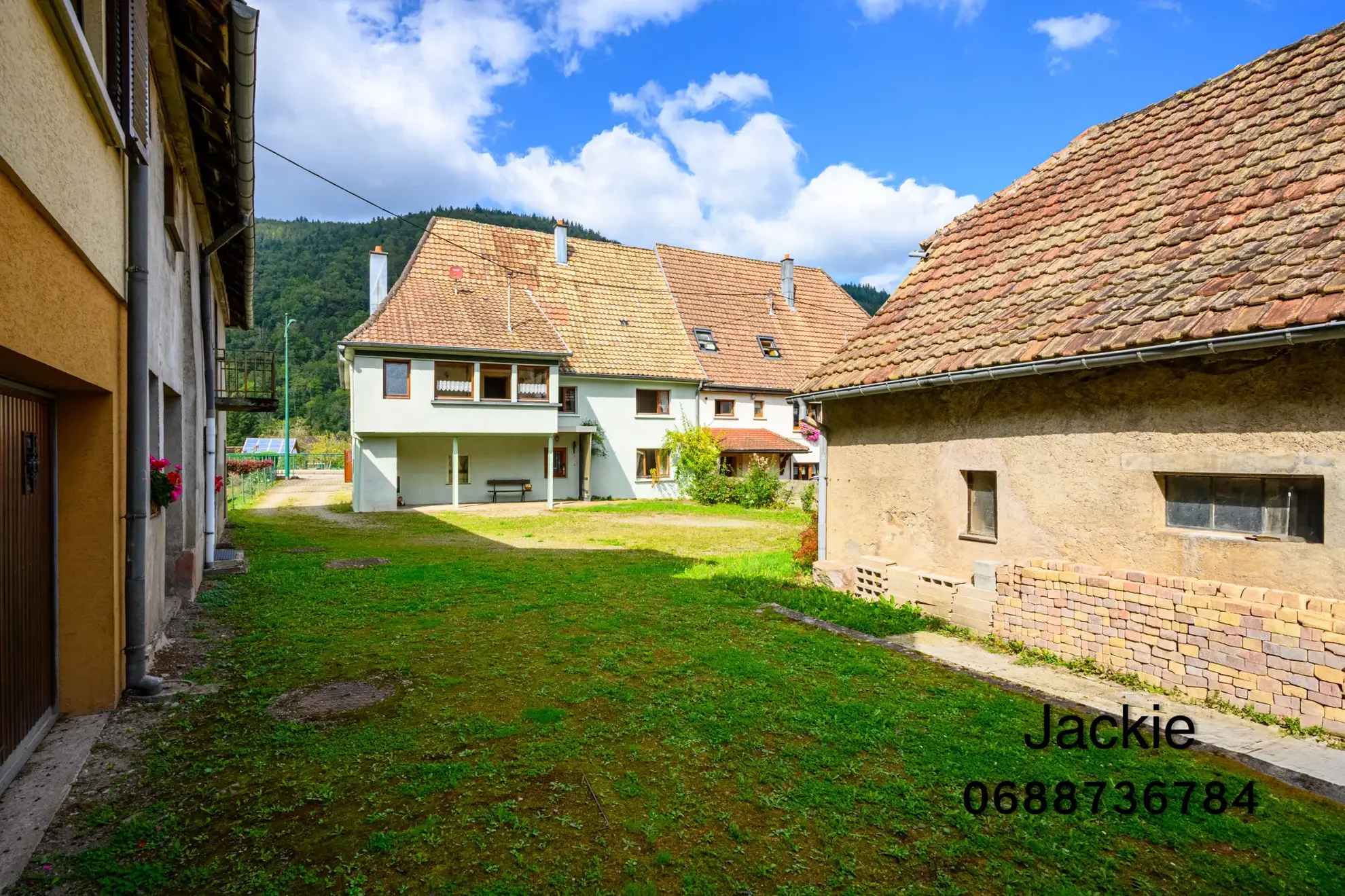 Grande maison de montagne à vendre dans les Vosges avec terrain arboré 
