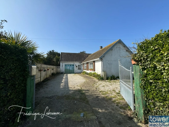 Villa à rénover de 90 m² proche Utah Beach, secteur calme avec garage et combles aménagés