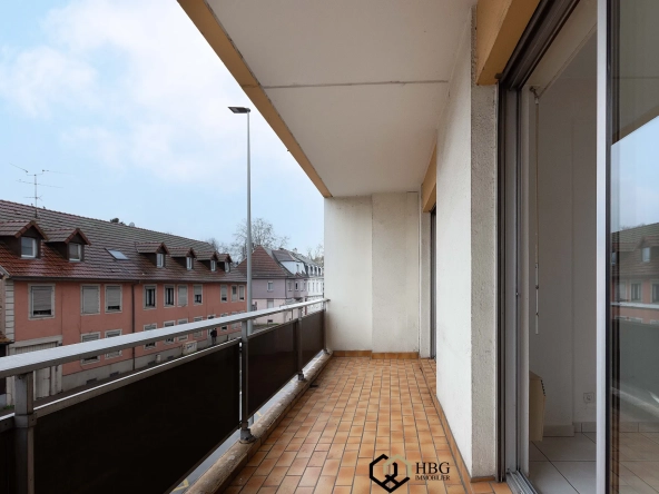 Appartement 2 pièces avec terrasse à Strasbourg Montagne Verte – Lumineux et pratique 