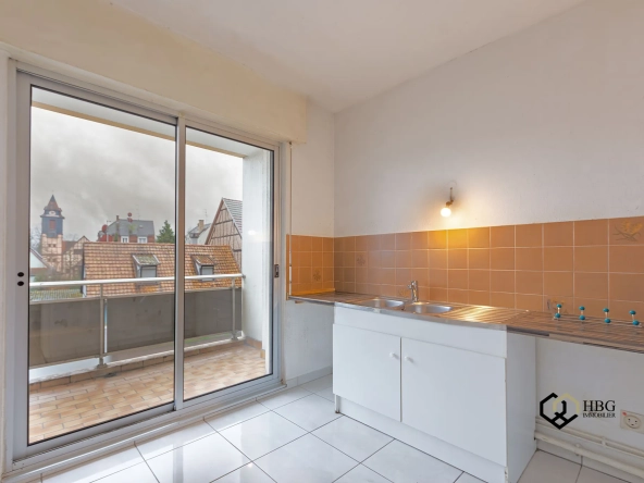 Appartement 2 pièces avec terrasse à Strasbourg Montagne Verte – Lumineux et pratique 