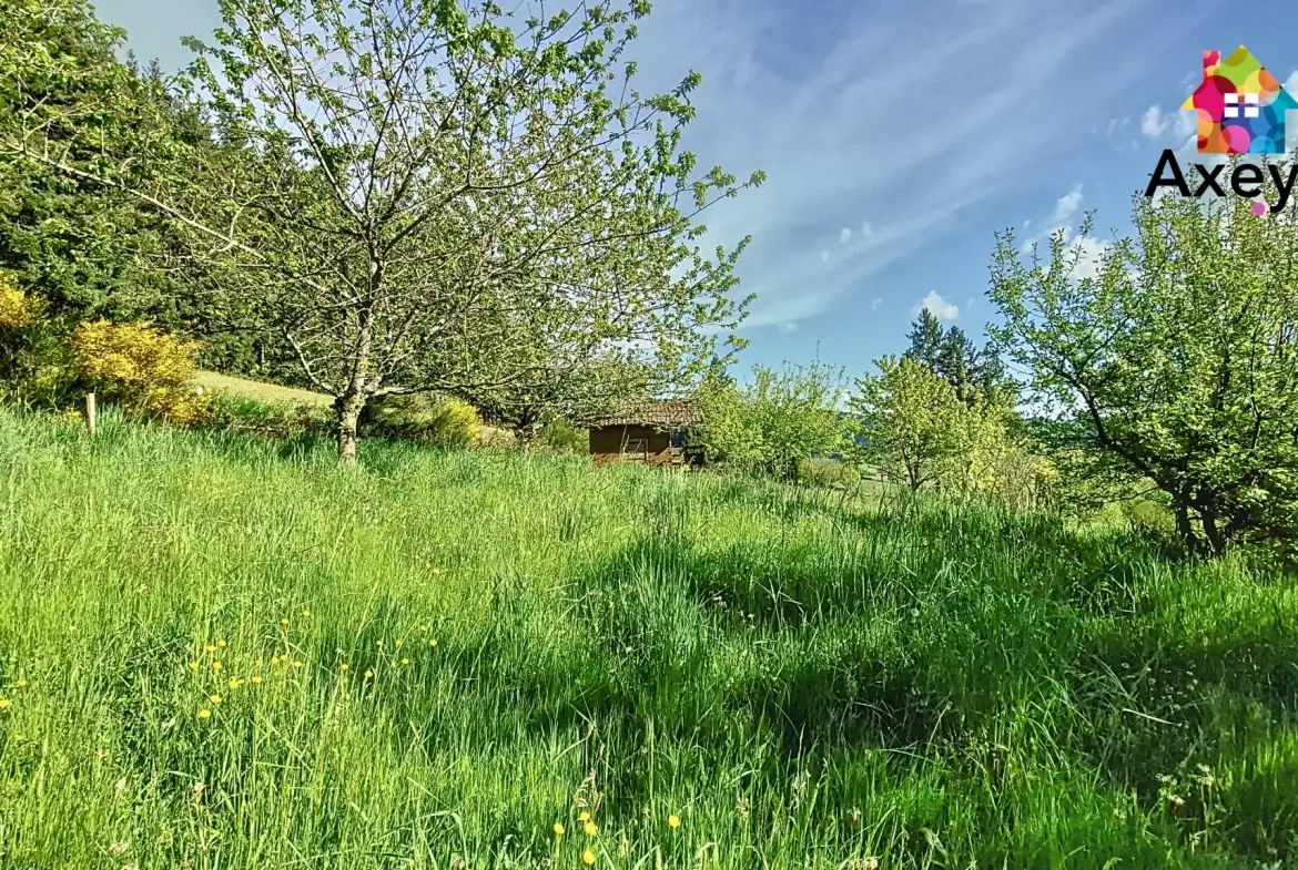 Maison 3 chambres avec grand terrain à Matour - Secteur calme et vue agréable 