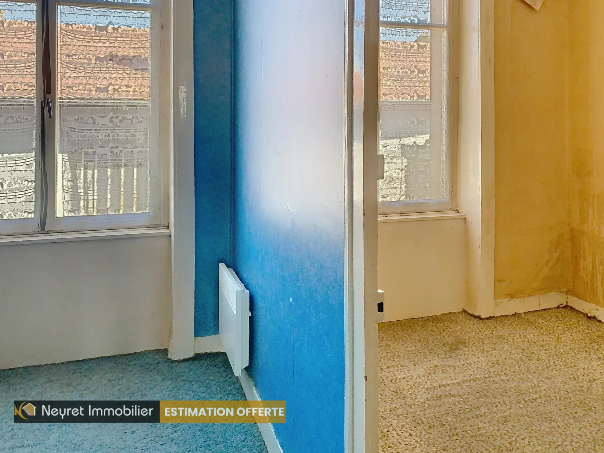 À vendre appartement T3 de 70 m² à Saint-Héand, à rénover, avec potentiel d'aménagement 