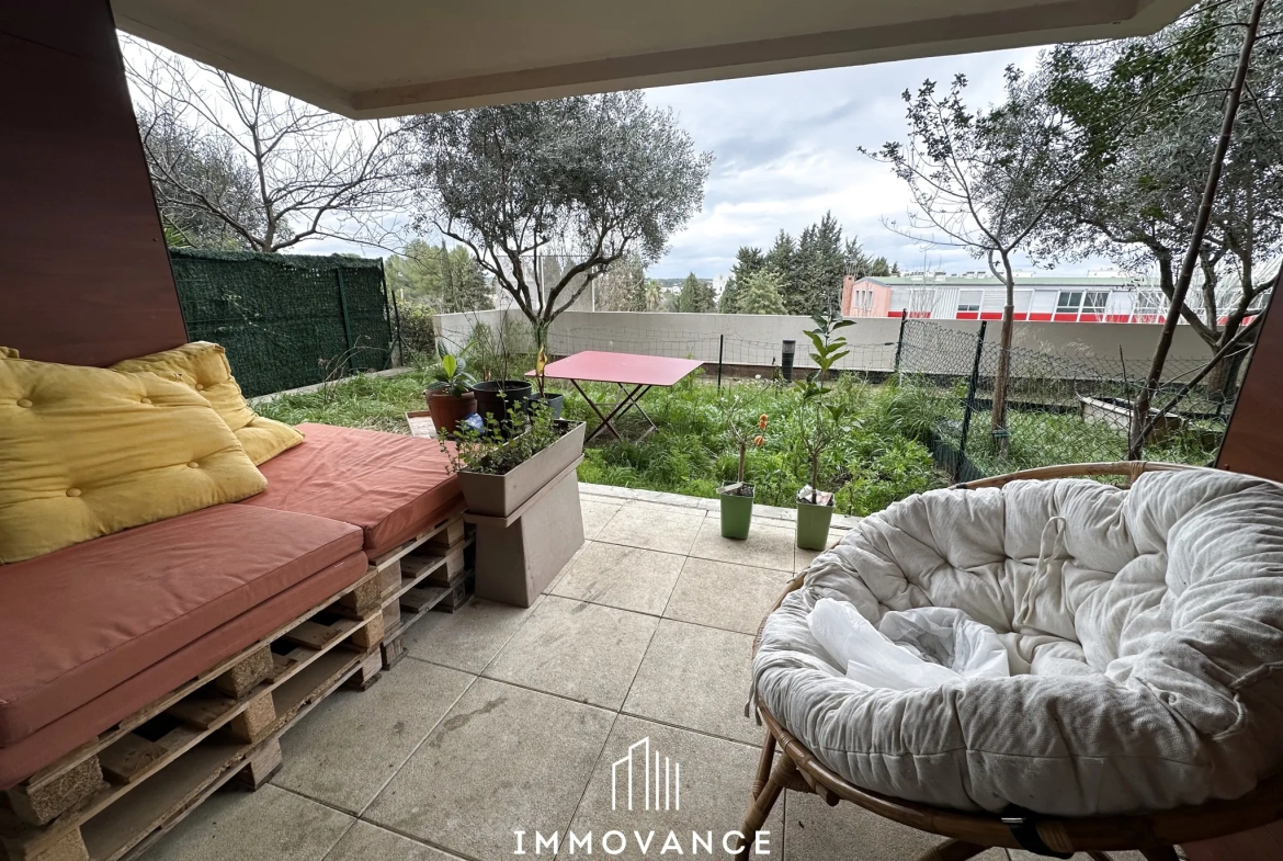 Appartement 3 pièces à Montpellier avec jardins, terrasses et parking privé 