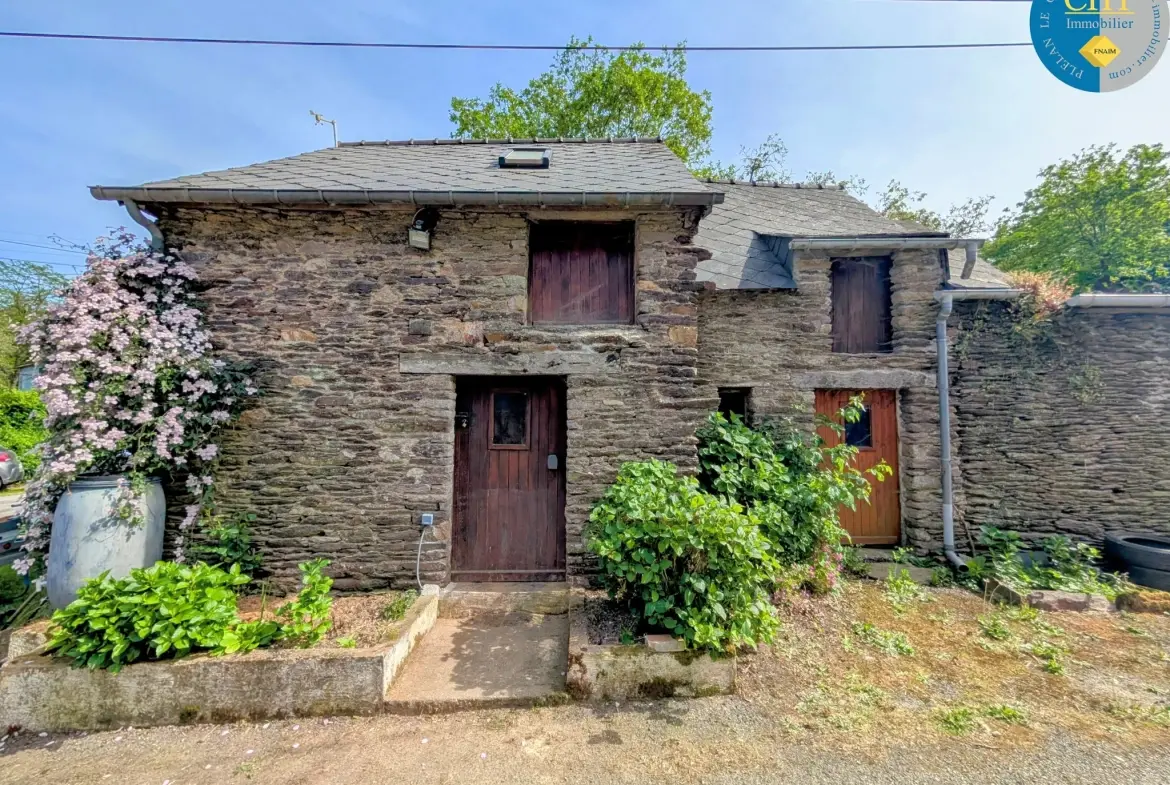 Belle maison en pierre à Guer en Brocéliande avec dépendances et cadre enchanteur 