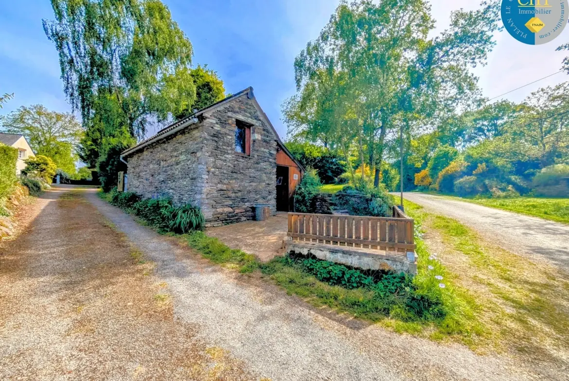 Belle maison en pierre à Guer en Brocéliande avec dépendances et cadre enchanteur 