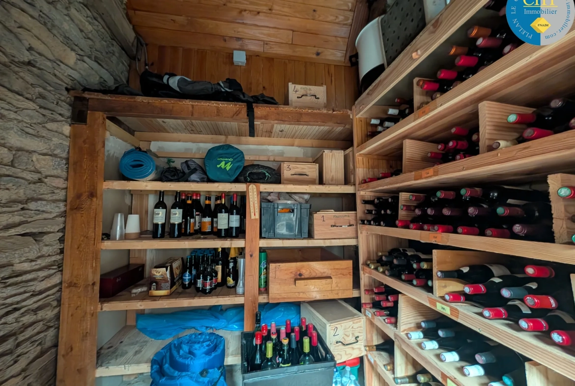 Belle maison en pierre à Guer en Brocéliande avec dépendances et cadre enchanteur 