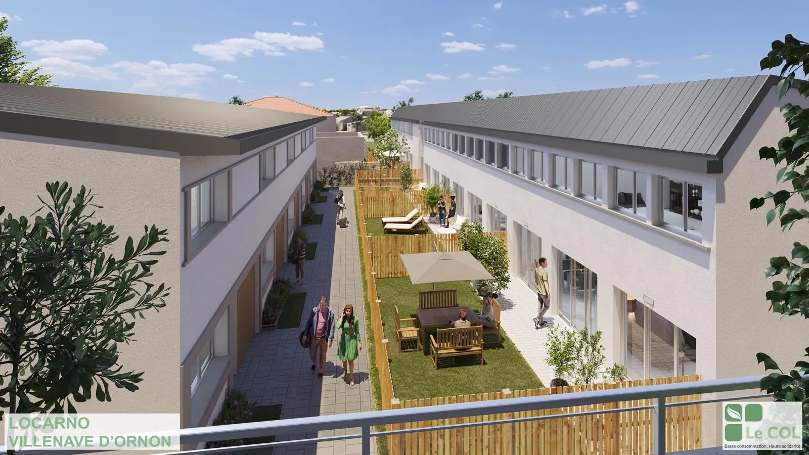 Appartement T2 duplex avec terrasse à Villenave d'Ornon en Bail Réel Solidaire 