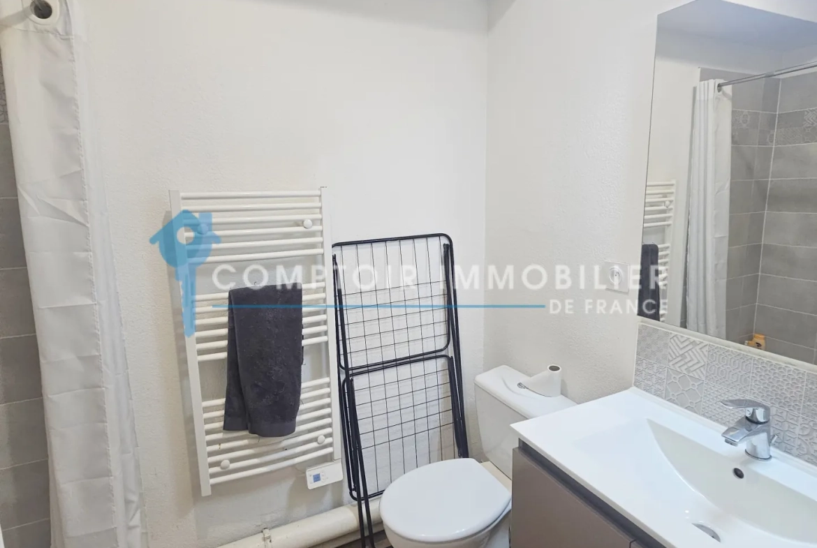 Studio à vendre à Montpellier Sud avec parking, neuf et loué, idéal investissement 