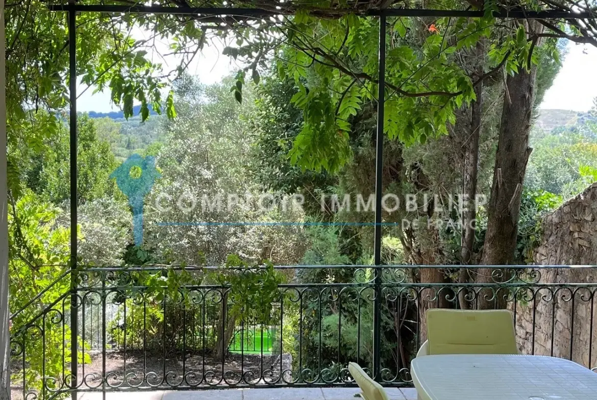 Charmante maison de village avec piscine et grand terrain à Uzès, Alès ou Nîmes 