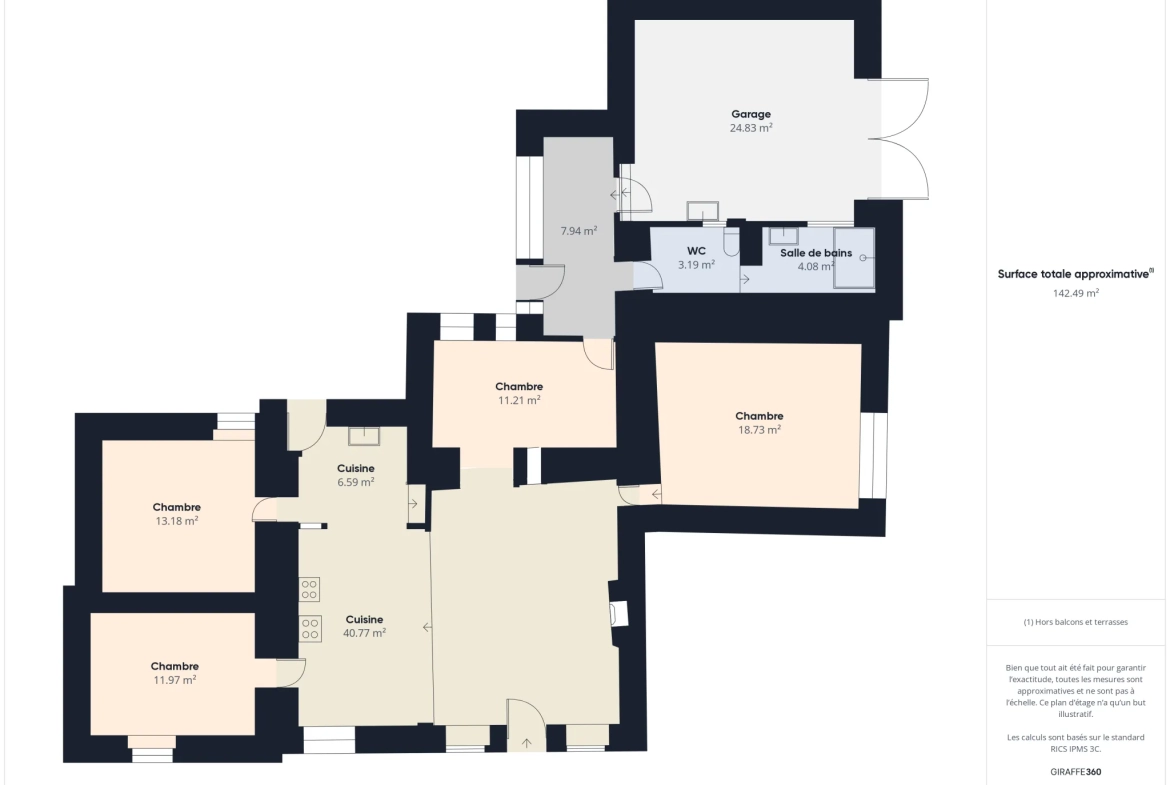 Maison de charme de 120 m² à Saint-Révérien avec garage et jardin 