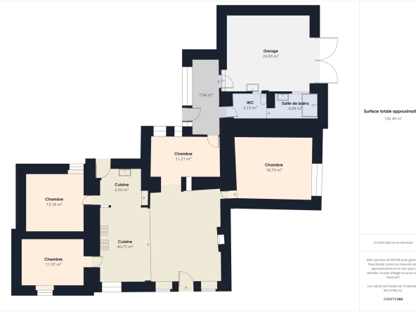 Maison de charme de 120 m² à Saint-Révérien avec garage et jardin 
