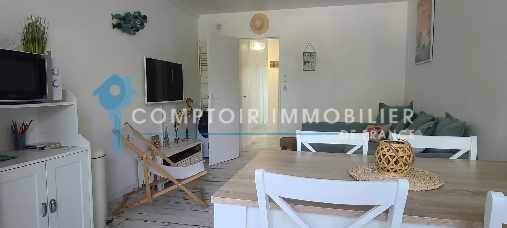 Appartement T3 avec vue sur l'étang du Ponant à La Grande Motte 