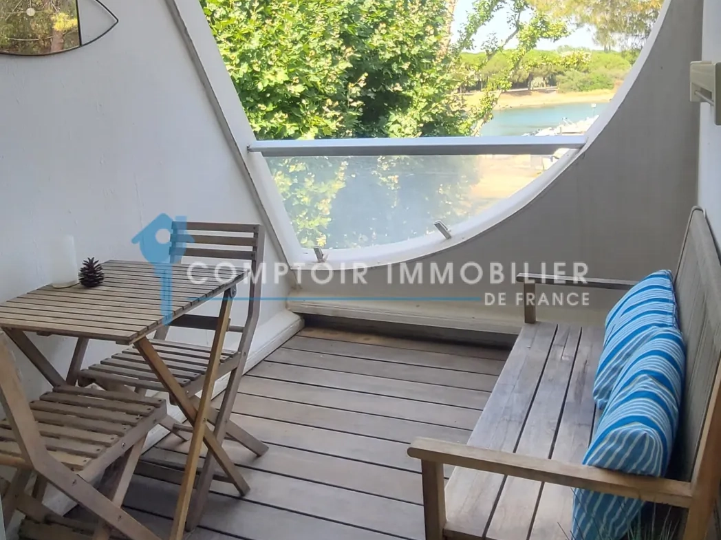 Appartement T3 avec vue sur l'étang du Ponant à La Grande Motte 