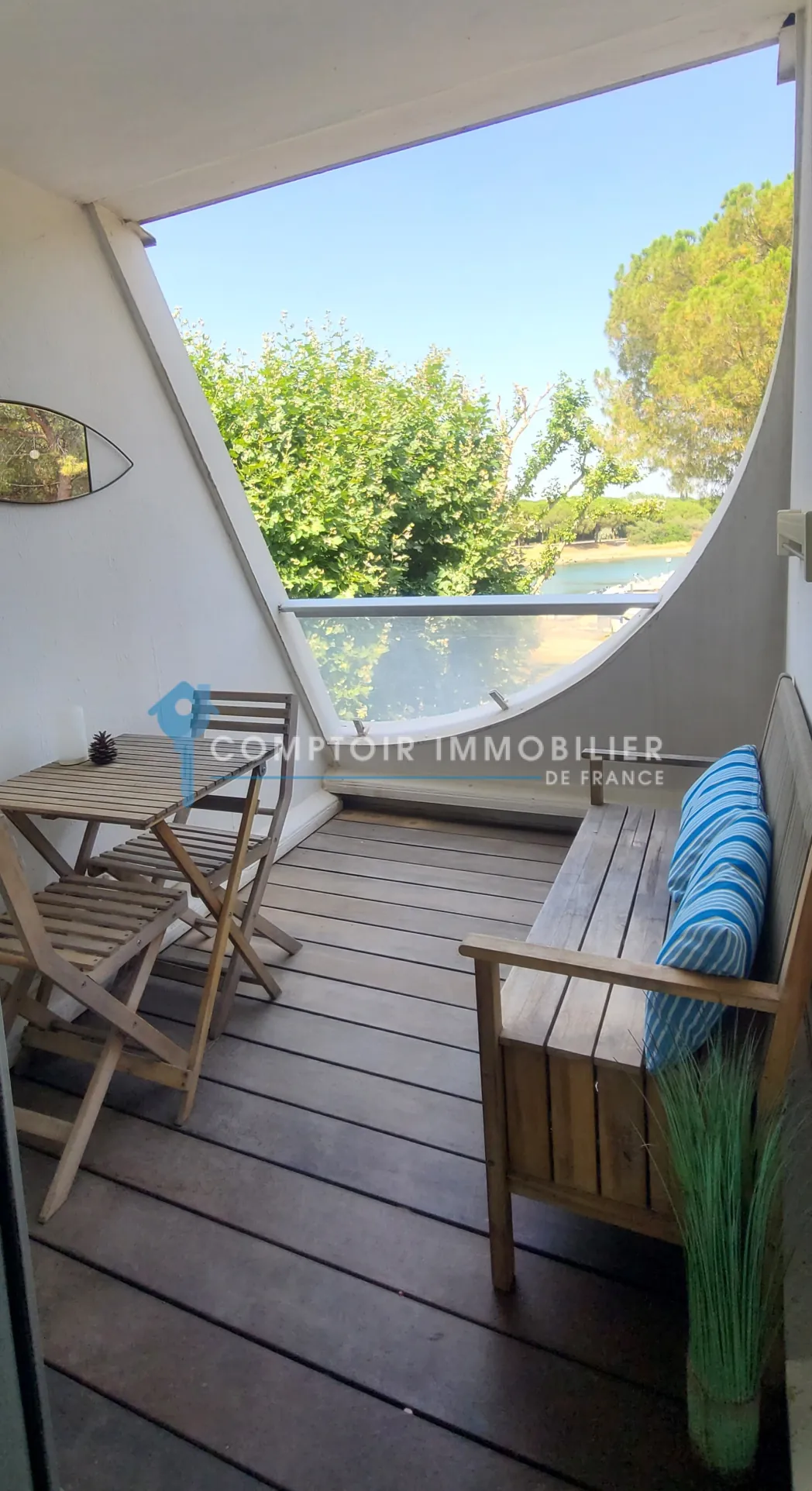 Appartement T3 avec vue sur l'étang du Ponant à La Grande Motte 