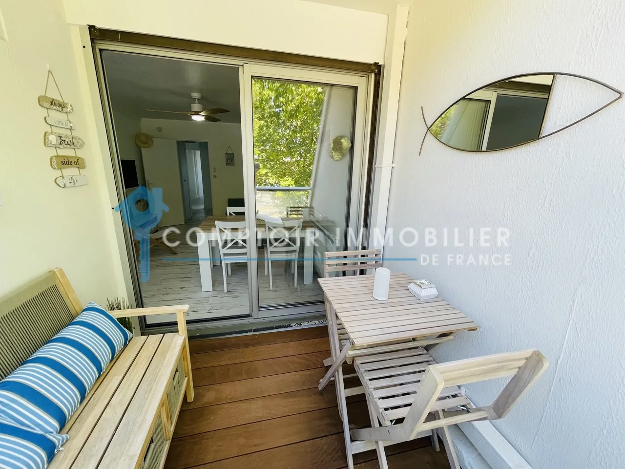 Appartement T3 avec vue sur l'étang du Ponant à La Grande Motte 