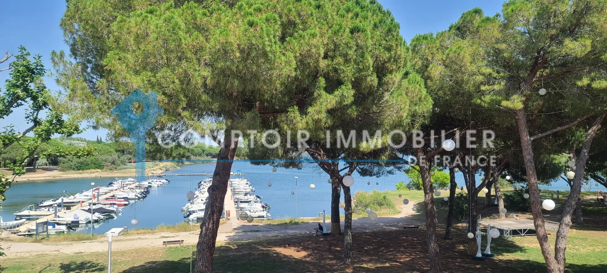 Appartement T3 avec vue sur l'étang du Ponant à La Grande Motte 