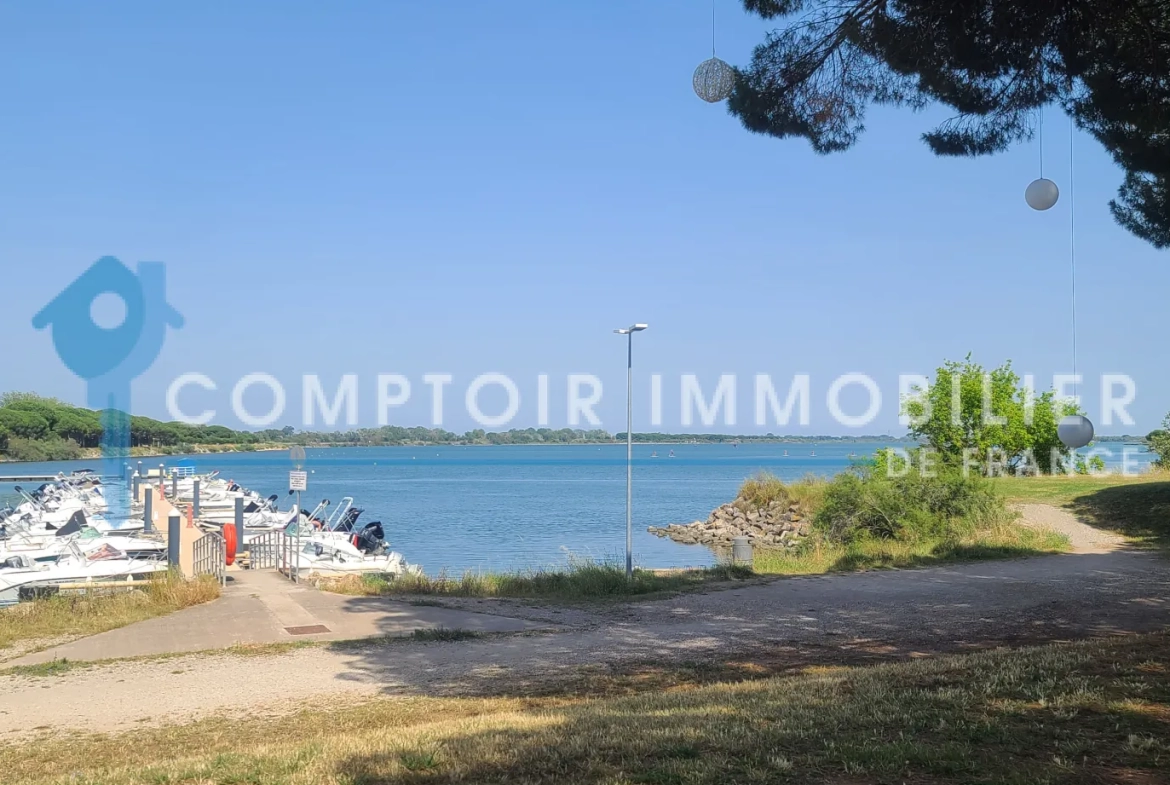 Appartement T3 avec vue sur l'étang du Ponant à La Grande Motte 
