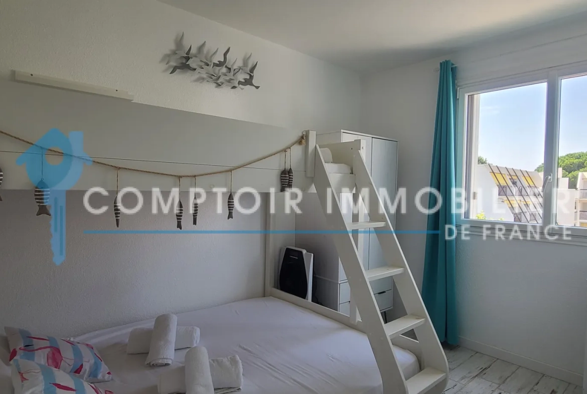 Appartement T3 avec vue sur l'étang du Ponant à La Grande Motte 