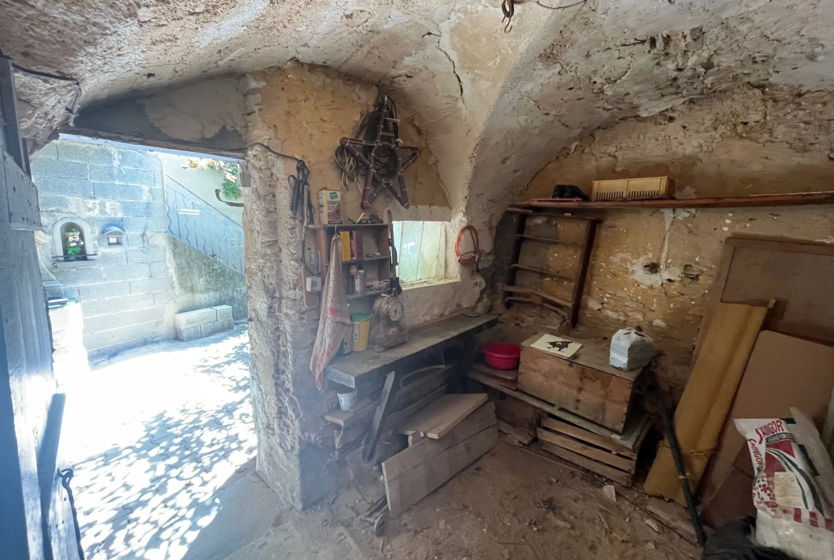 Maison ancienne à rénover avec dépendances et jardin en Provence 