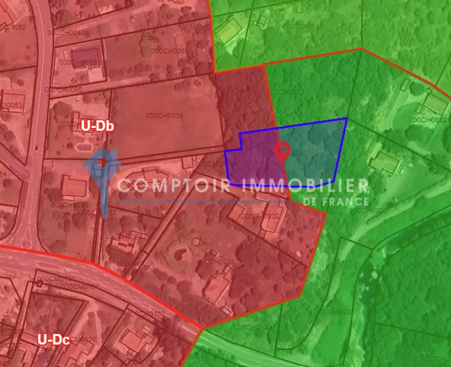 Terrain constructible avec vue dominante à Saint Privas des Vieux - 2690 m² 