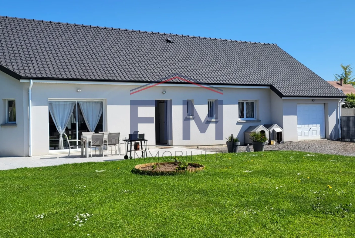 Villa moderne avec 4 chambres et jardin à St Nicolas d'Aliermont 