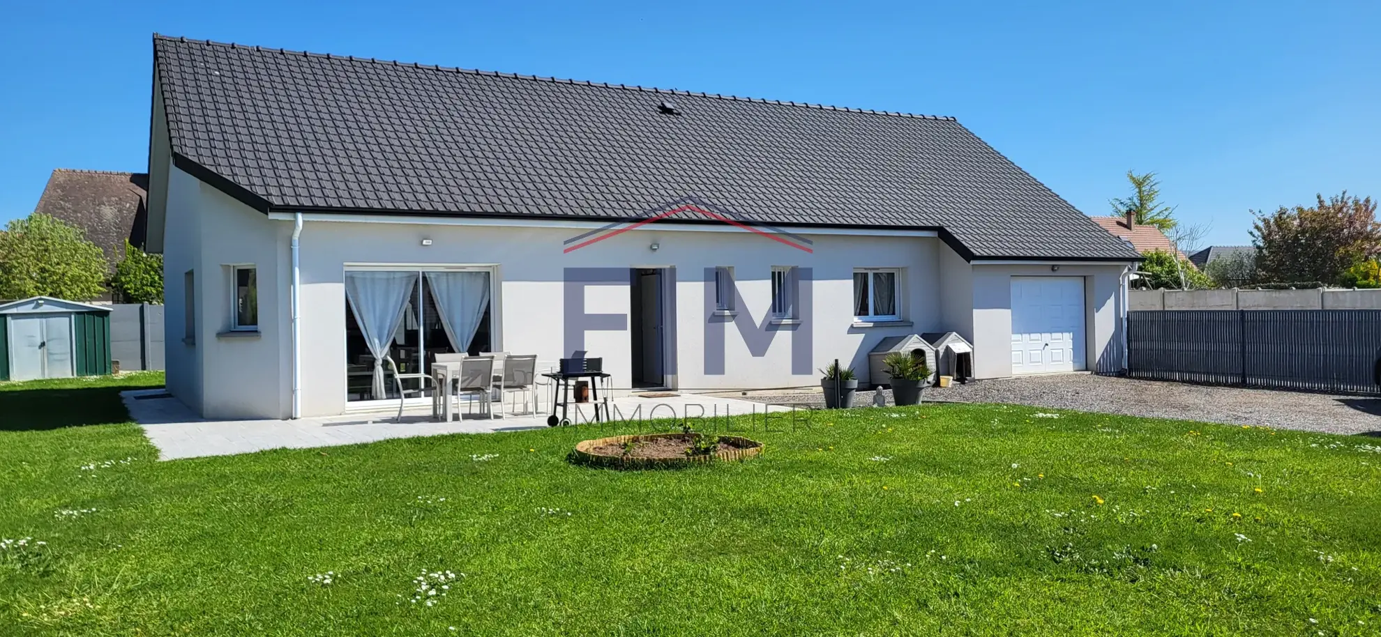 Villa moderne avec 4 chambres et jardin à St Nicolas d'Aliermont 