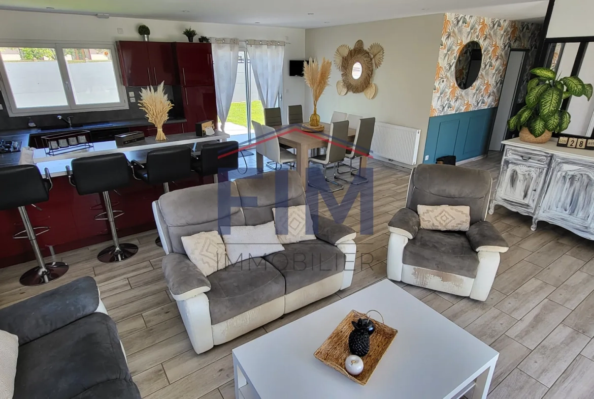 Villa moderne avec 4 chambres et jardin à St Nicolas d'Aliermont 